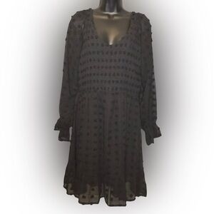 Chic Black Long Sleeve Dress